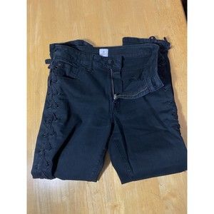 Madison Black Laced Up Women’s Jeans Size 4/27